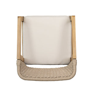 English Elm Christopher Knight Home® - Dining Rope-Backrest Chair Set of 2 with Removable Cushions, Acacia Wood Frame, Non-Slip Pads, Straps N779P210772L