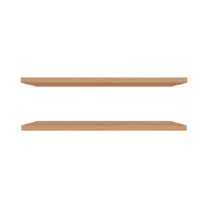 English Elm Greer Floating Shelf Set Of 2 In Pine Melamine - Modern Minimalist Design For Stylish Storage B128P245005