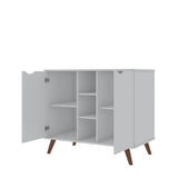 Manhattan Comfort Hampton Mid-Century Modern Sideboard / Buffet Stand White 16PMC1