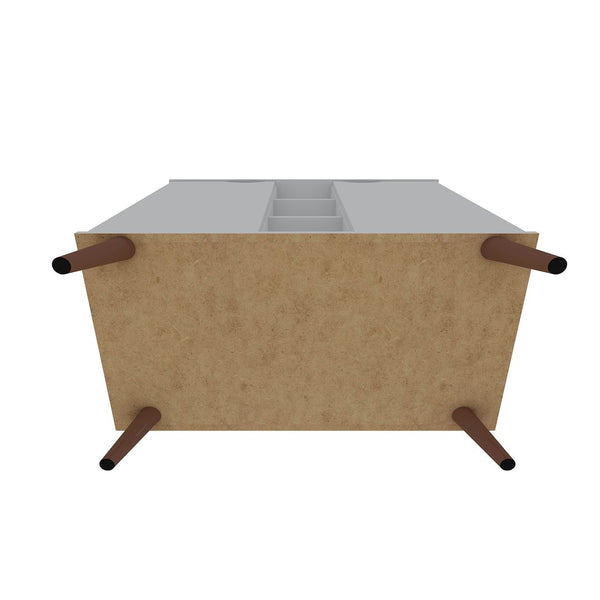 Manhattan Comfort Hampton Mid-Century Modern Sideboard / Buffet Stand White 16PMC1