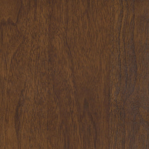English Elm Shirley Sap Walnut Veneer Round Dining Table Seats Four with Tapered Legs B062S01491