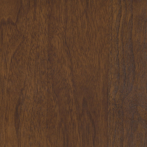 English Elm Shirley Sap Walnut Veneer Round Dining Table Seats Four with Tapered Legs B062S01491