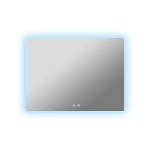 English Elm Vellum Backlit Led Vanity Mirror with Defogger Frameless Copper Free Bathroom Wall Mount B2731P478339