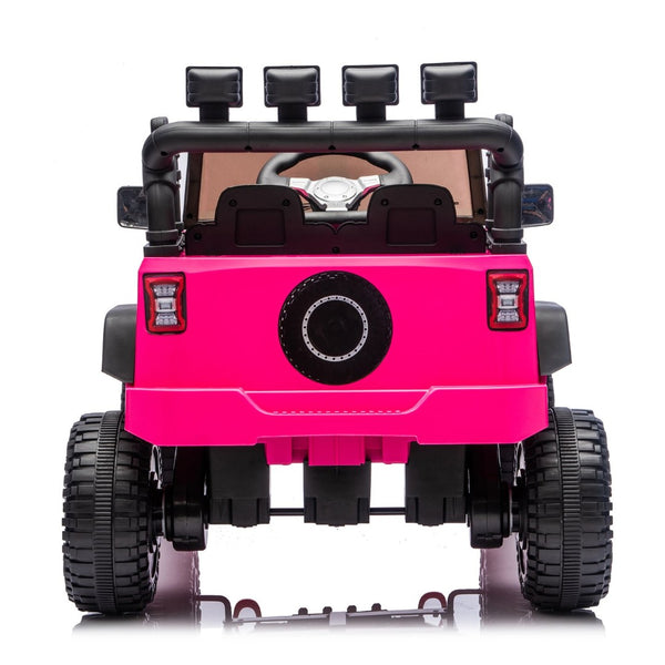 English Elm 24v Kids Electric Ride on Car with Parental Remote Dual Motor Four Wheel Suspension W1578P356392