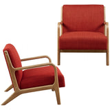 INK+IVY Novak Mid-Century Lounge Chair Set of 2 II100-0585 Spice