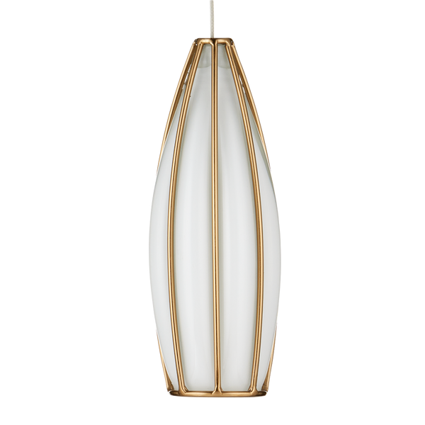Parish 15-Light Rectangular Pendant - Stunning Antique Brass & White Glass, Effervescent Design