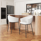 Essen Counter Stool Ivory 109807 Zuo Modern