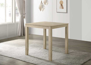 English Elm Beautiful Counter Height Square Dining Table - Compact 35.4" Wood Bistro Table, Easy Assembly, Stylish Pub Piece Cream 38.6 L x 37.4 W x 4.7 H B011P232907