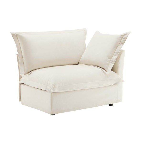 English Elm Koala Chenille Sectional Sofa with Chaise High Back Cushions and Washable Cover W3041P240115