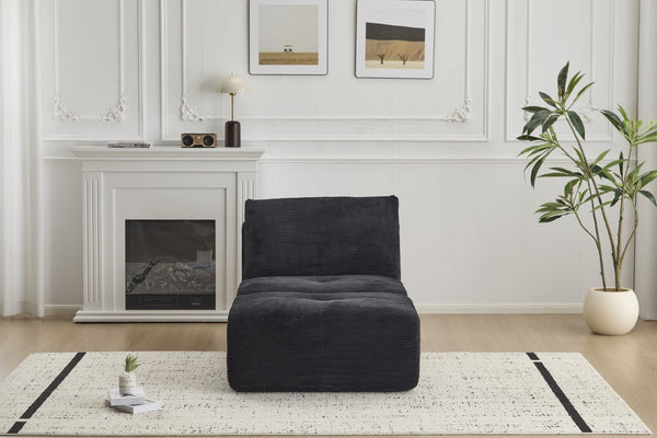 English Elm Modern Modular Memory Foam Sofa - Pet-Friendly Corduroy Sectional With Movable Ottoman & No Assembly! W3723P346964