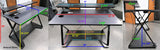 OSP Home Furnishings Checkpoint Gaming Desk Black / Carbon