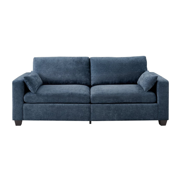 English Elm Modern Fabric Loveseat with Fsc Wood Frame Spring Cushions and Washable Covers W5515P443362