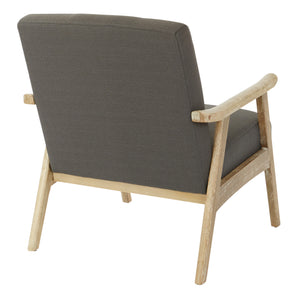 OSP Home Furnishings Weldon Chair Klein Charcoal