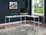 OSP Home Furnishings Contempo L-shaped Desk White Oak