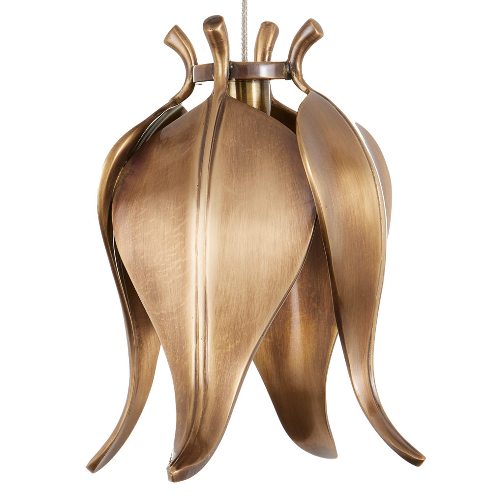 Iota 15-Light Multi-Drop Pendant - Elegant Antique Brass Fixture with Luminous Silver Canopy Design