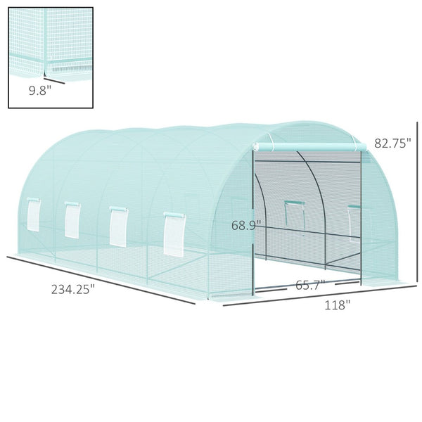 English Elm Outsunny 7x7 Pop up Gazebo Canopy with Mesh Walls Uv Blocking Roof for Camping W2225P200891