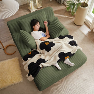 English Elm Oversized Chaise Lounge Chair - Plush Corduroy Sofa, No Assembly, Comfy Modern Accent For Any Space W2339P320218-GIGA