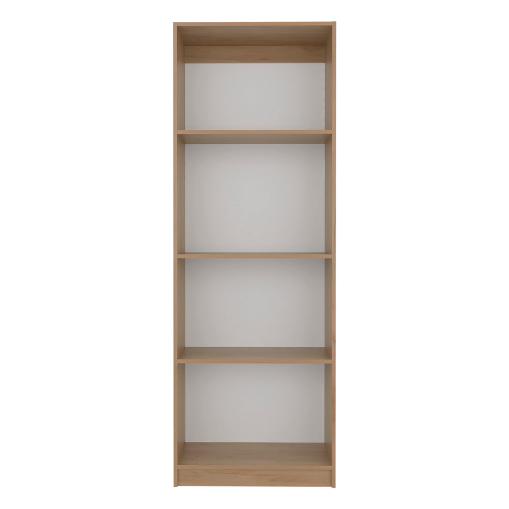 English Elm Verdi 5-Shelf Bookcase in Macadamia & White – Engineered Wood, Modern Durable Storage for Home Office B092P315584