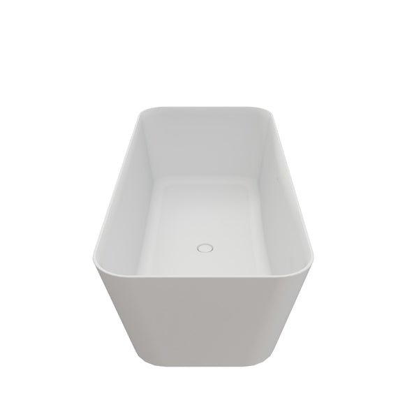English Elm 67 Inch Freestanding Soaking Tub Eco Stone Resin Matte Finish Spa Bath Retreat T3785P353971