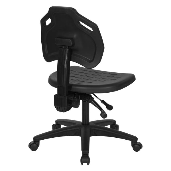 OSP Home Furnishings Task Chair with Ergonomic Lumbar Support Urethane Seat Greenguard Certified for Office Use KH81303