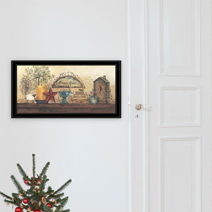 English Elm "amazing Grace" Gail Eads Framed Wall Art Matte Black Wood Print for Living Room B06787617