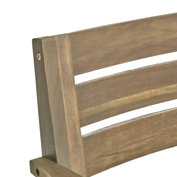 English Elm Christopher Knight Home® - STAMFORD Solid Acacia Wood Dining Chairs Set of 2 for Patio Backyard Poolside Garden, Durable Weatherproof Construction Grey N762P251941E