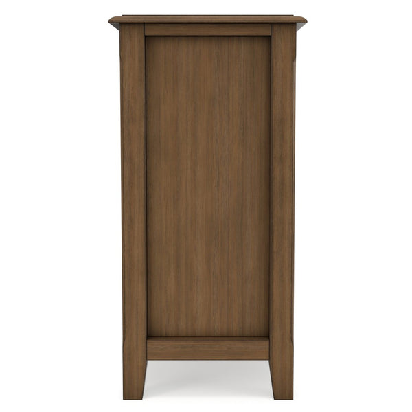 English Elm Burlington Solid Wood Low Cabinet Aged Brown Stain Bronze Pulls Transitional Storage B136P481643