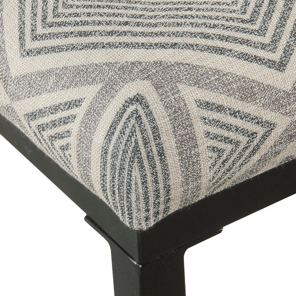 English Elm Open Back Counter Stool Powder Coated Frame Padded Woven Seat for Kitchen Bar B056P417125