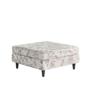 Fusion Fetty Citrus Cocktail Ottoman - Stylish, Padded Centerpiece For Family Spaces With Fun Pattern Multi S,96% Polyester,4% Linen 170-c Fetty Citrus Cocktail Ottoman