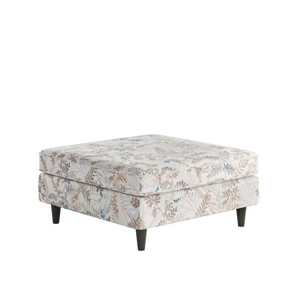 Fusion Fetty Citrus Cocktail Ottoman - Stylish, Padded Centerpiece For Family Spaces With Fun Pattern Multi S,96% Polyester,4% Linen 170-c Fetty Citrus Cocktail Ottoman