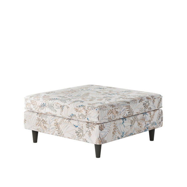 Fusion Fetty Citrus Cocktail Ottoman - Stylish, Padded Centerpiece For Family Spaces With Fun Pattern Multi S,96% Polyester,4% Linen 170-c Fetty Citrus Cocktail Ottoman