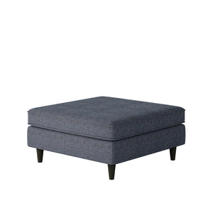 Fusion Sugarshack Navy Stylish Cocktail Ottoman With Padded Sides For Family-friendly Comfort And Fun Design Blue Ws,100% Polypropylene 170-c Sugarshack Navy Cocktail Ottoman