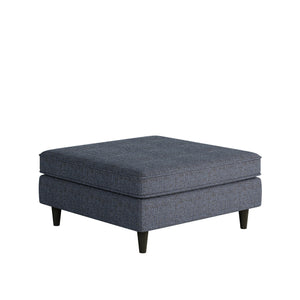 Fusion Sugarshack Navy Stylish Cocktail Ottoman With Padded Sides For Family-friendly Comfort And Fun Design Blue Ws,100% Polypropylene 170-c Sugarshack Navy Cocktail Ottoman