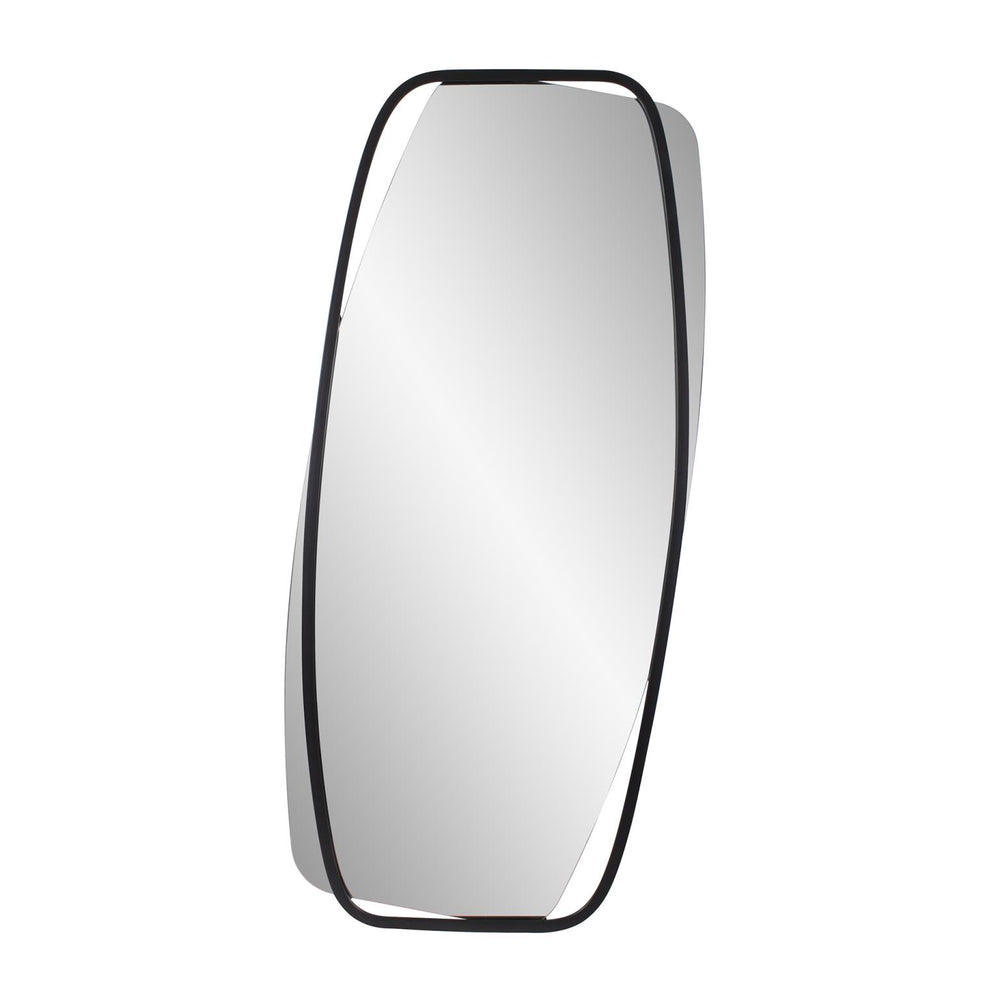 Howard Elliott Dattner Mirror - Whimsical Frameless Design, Stylish Dressing & Abstract Art For Home Décor Enthusiasts Black Metal 170009-howard-elliott