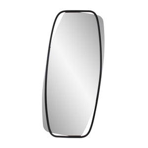 Howard Elliott Dattner Mirror - Whimsical Frameless Design, Stylish Dressing & Abstract Art For Home Décor Enthusiasts Black Metal 170009-howard-elliott