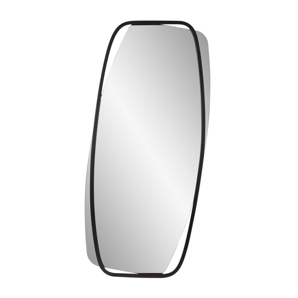 Howard Elliott Dattner Mirror - Whimsical Frameless Design, Stylish Dressing & Abstract Art For Home Décor Enthusiasts Black Metal 170009-howard-elliott