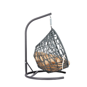 English Elm Cat Swing Bed With Stand & Cushion - Cozy Egg Chair For Cats & Small Pets, Stylish Indoor Retreat W2500P283886