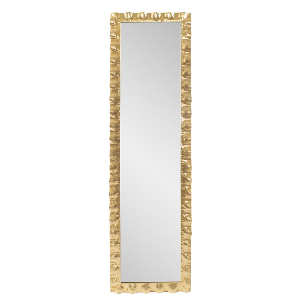 Howard Elliott La Bailadora Textured Metal Vanity Mirror - Fluid Design Enhances Your Modern Decor And Style Gold Metal 170028-howard-elliott