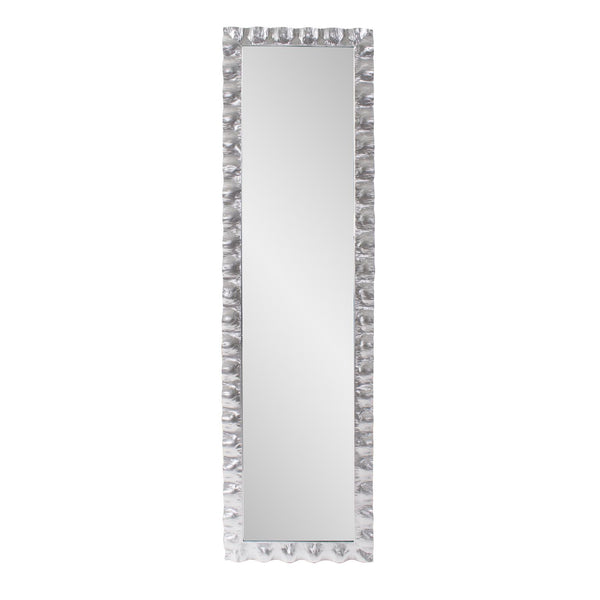 Howard Elliott La Bailadora Textured Metal Vanity Mirror - Fluid Design Enhances Your Modern Decor And Style Silver Metal 170029-howard-elliott