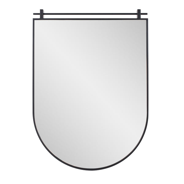 Howard Elliott Knight Shield Mirror: Bold Battle-inspired Decor Piece With Modern Matte Black Frame & Easy Hanging D Rings Black Metal 170088-howard-elliott