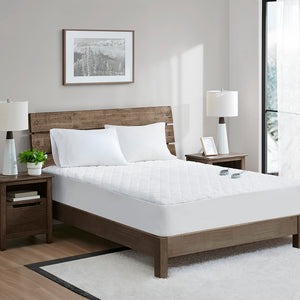 JLA Home Woolrich - Mattress Woolrich Heated Sherpa Pad — Plush Sherpa Top, 5 Heat Settings, 10H Auto Shutoff, Machine Washable WR55-3906