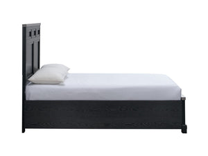 English Elm Nick King Storage Bed with Drawers Bold Headboard Faux Granite and Wood Grain Frame B078S00708