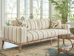 Lexington Tommy Bahama Home Star Islands Sofa - Coastal Elegance With Natural Materials, Luxurious Cushions & Relaxing Vibe  Wood 1702-33-41