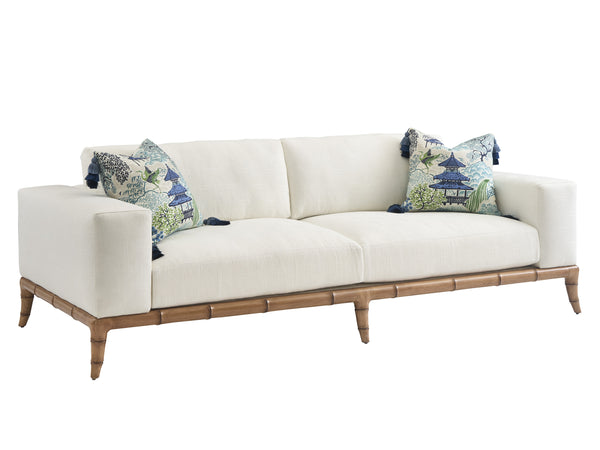Lexington Tommy Bahama Home Star Islands Sofa - Coastal Elegance With Natural Materials, Luxurious Cushions & Relaxing Vibe  Wood 1702-33-40