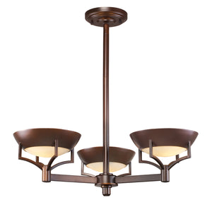 Sullivan 23'' Wide 3-Light Chandelier - Aged Bronze 17037/3 Elk Lighting