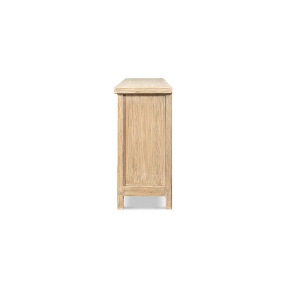English Elm Arden Reclaimed Pine Sideboard with Lattice Doors Wide Dining Room Storage Buffet B2719P474440