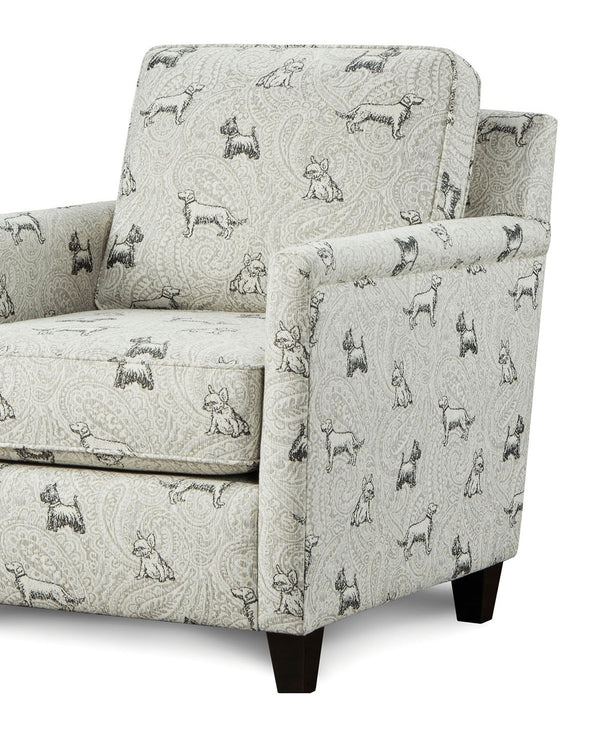 English Elm Transitional High Back Stripe Chair with Rolled Arms for Coastal Comfort and Supportive Seating Appeal Multi 30.5 L x 36.5 W x 28 H B2741P376974