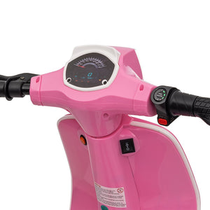 English Elm 24v Kids Electric Dirt Bike with Pneumatic Tires Suspension and Bluetooth for Ages 8-14 W1578P297858