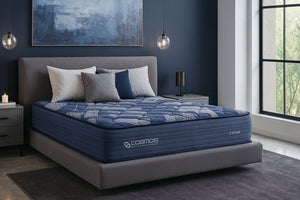English Elm Zone Queen Hybrid Mattress Graphite Memory Foam Cooling Gel Pocketed Coil Support B342P315717