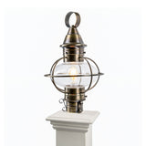 American Onion 19'' High 1-Light Outdoor Post Light - Antique Brass 1711-AN-CL Norwell